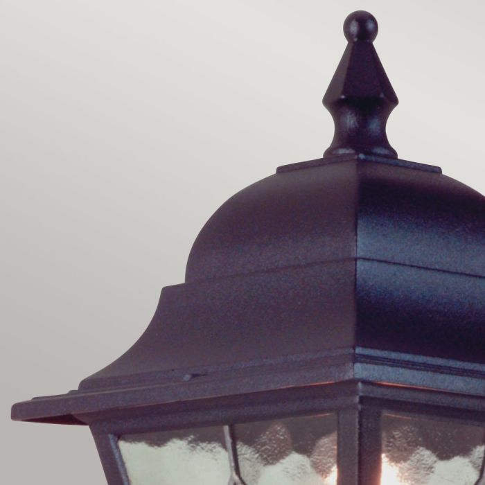 Norfolk 1 Light Up Wall Lantern - Black