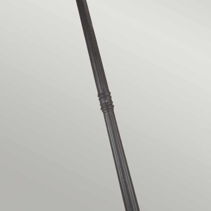 Norfolk 3 Light Lamp Post - Black