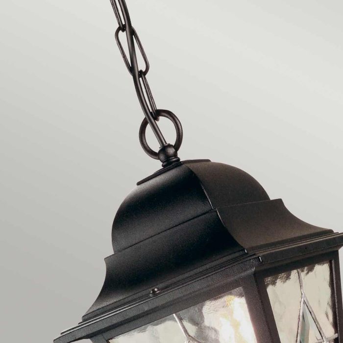 Norfolk 1 Light Chain Lantern - Black