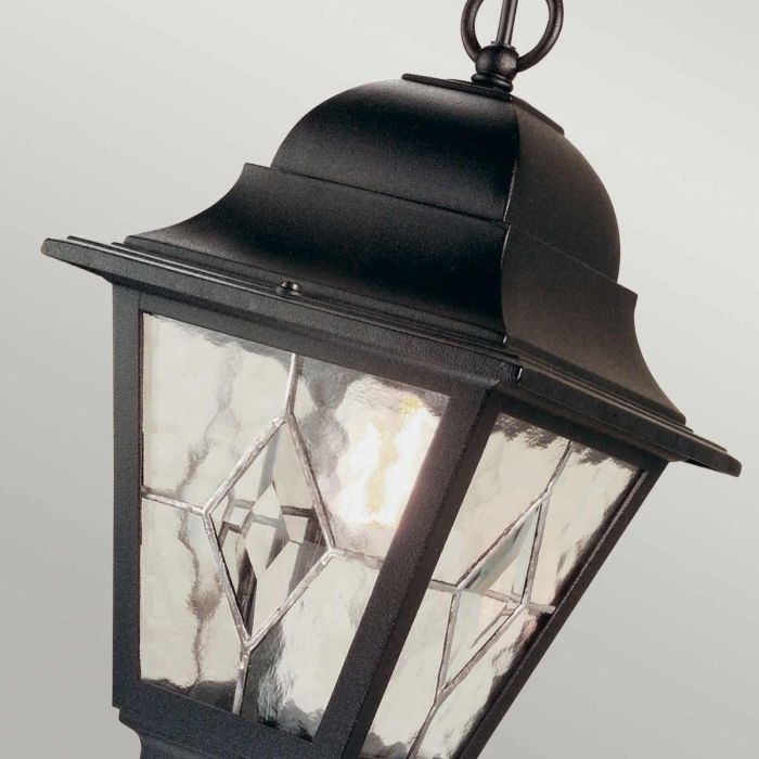 Norfolk 1 Light Chain Lantern - Black