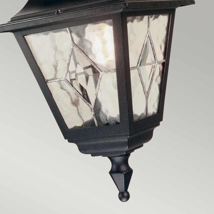 Norfolk 1 Light Chain Lantern - Black