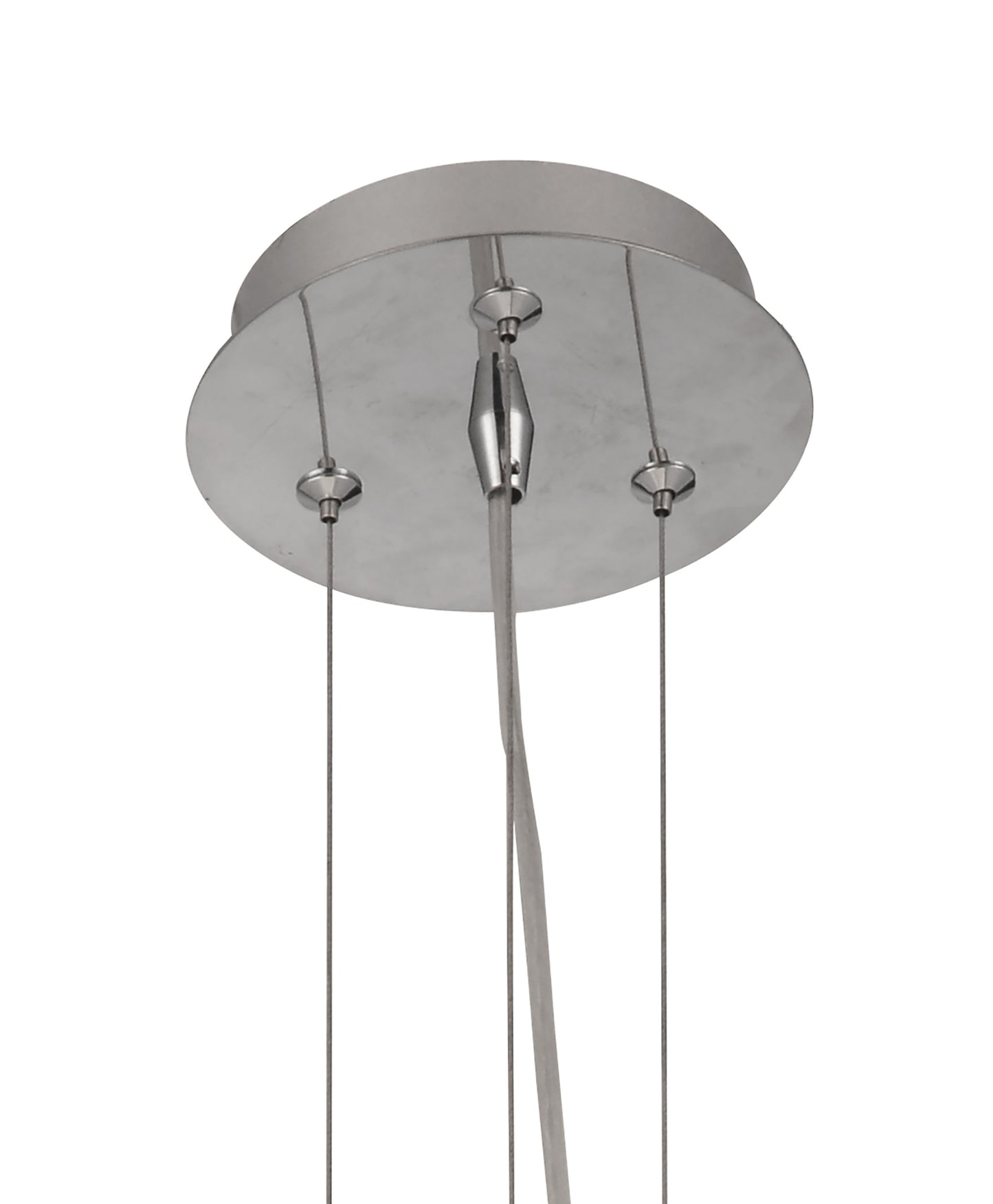 Nubole Pendant 40cm Round, 1 x E27 (Max 60W), Opal White by Mantra