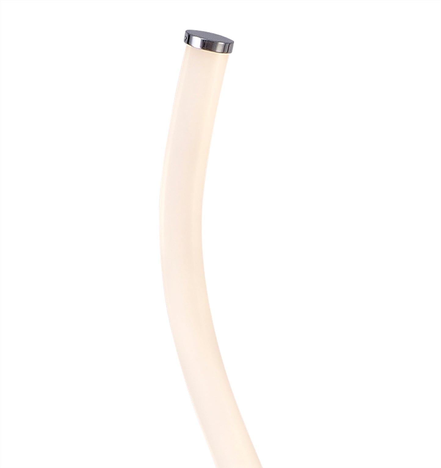 Nur II Floor Lamp 20W LED 3000K, 1500lm, Dimmable, Polished Chrome/Frosted Acrylic, 3yrs Warranty by Mantra