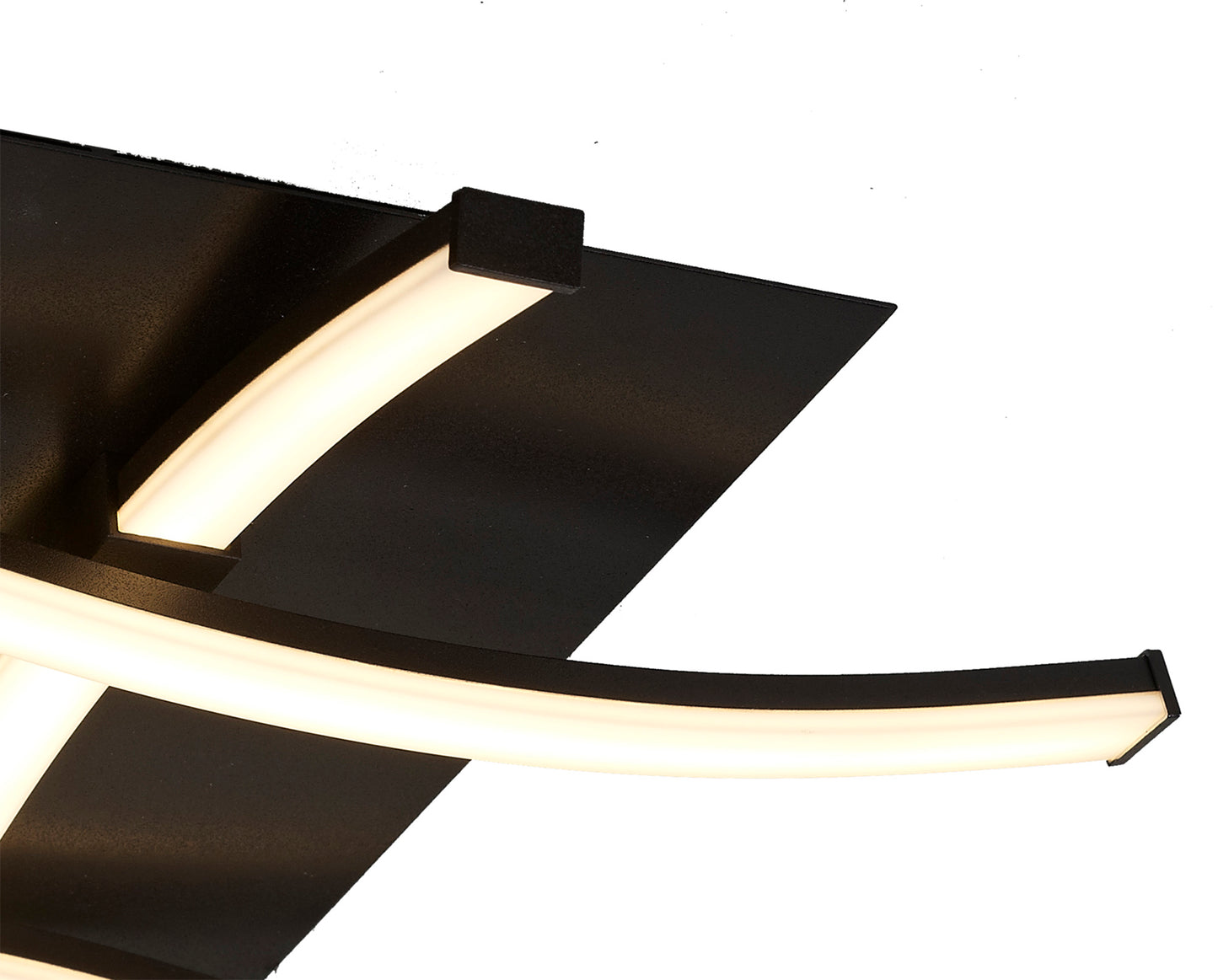 Nur Brown Oxide Flush 34W LED 2800K, 2600lm, Frosted Acrylic/Brown Oxide, 3yrs Warranty by Mantra