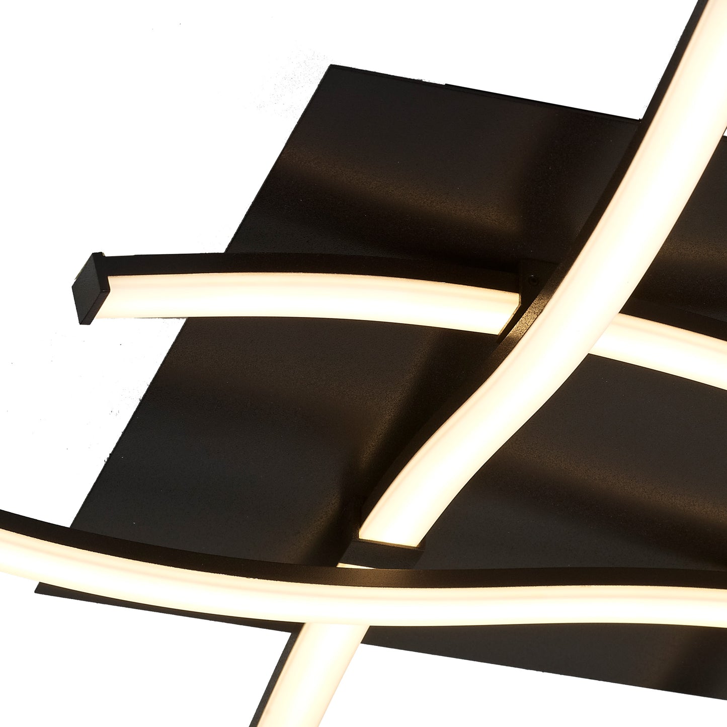 Nur Brown Oxide Square Ceiling 34W LED 2800K, 2600lm, Dimmable Frosted Acrylic/Brown Oxide, 3yrs Warranty by Mantra