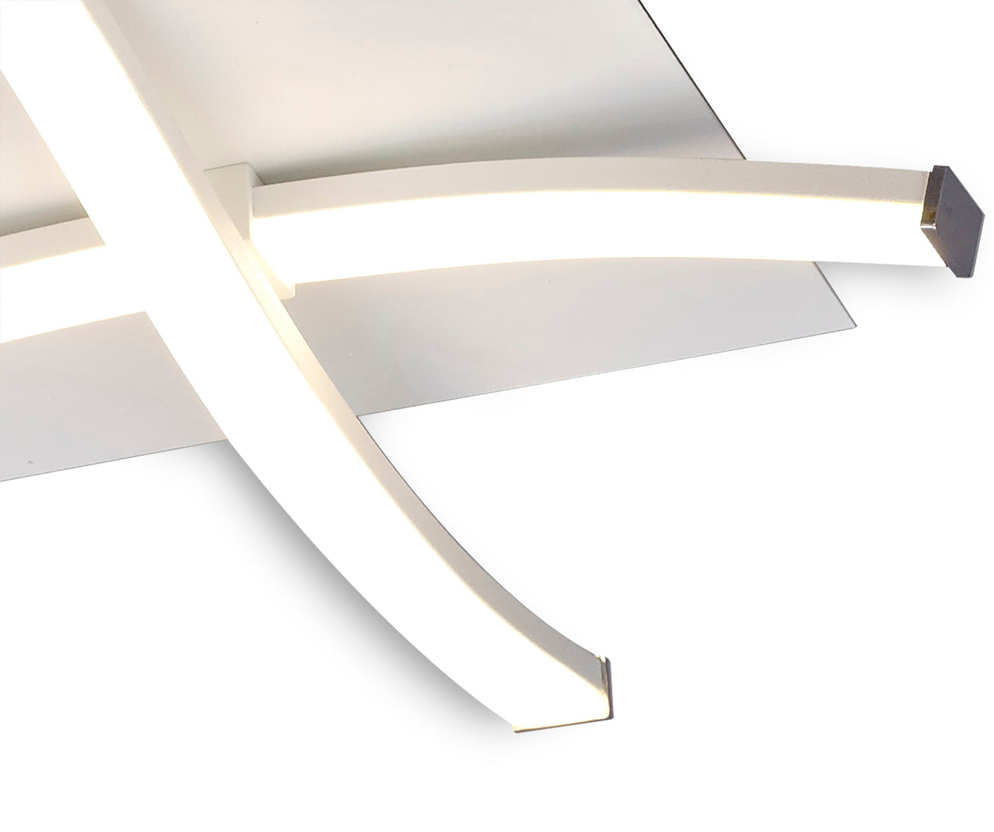 Nur Blanco Ceiling 34W LED 3000K, 2600lm, Dimmable White/Frosted Acrylic, 3yrs Warranty by Mantra