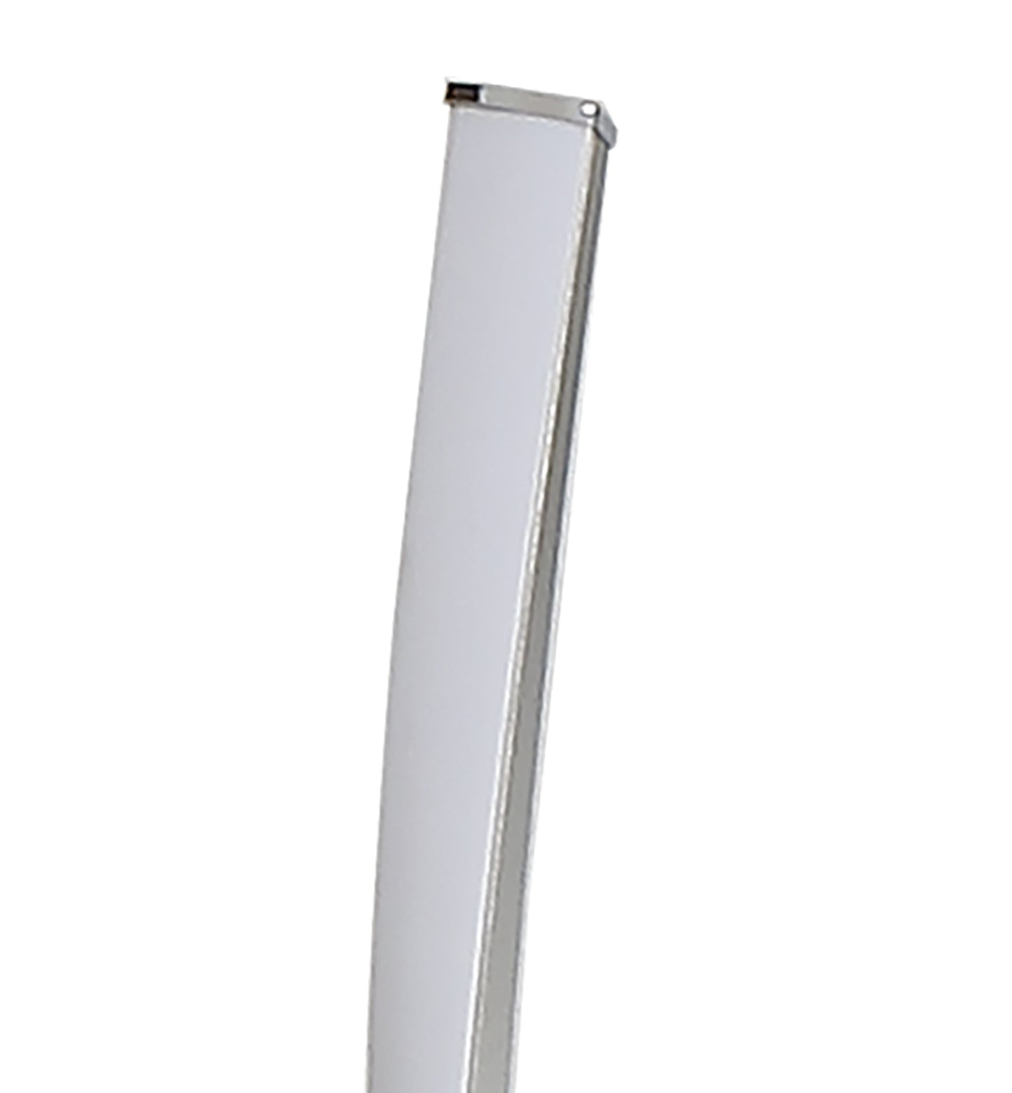 Nur XL Floor Lamp 20W LED 3000K, 1800lm, Dimmable Silver/Frosted Acrylic/Polished Chrome, 3yrs Warranty by Mantra