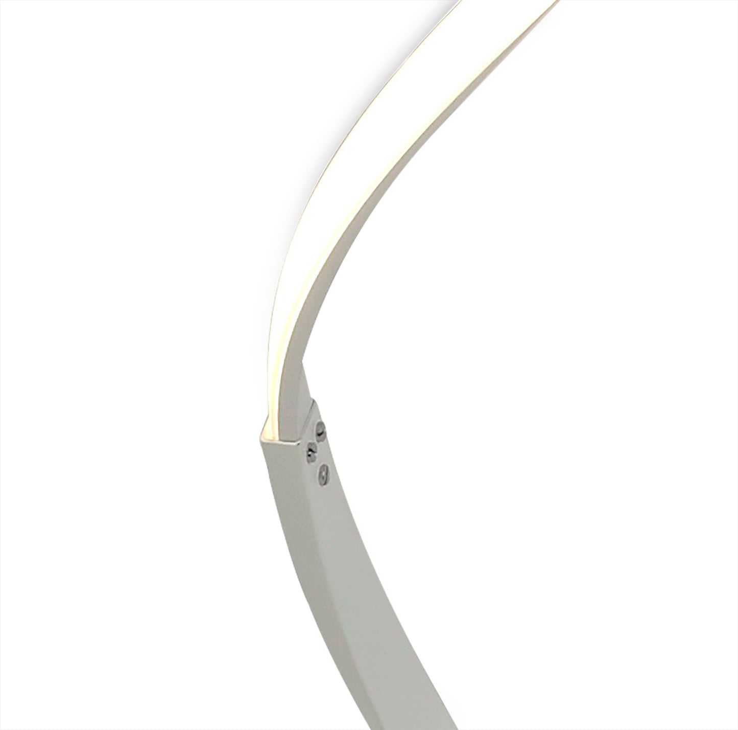 Nur Blanco XL Floor Lamp 22W LED 4000K, 1800lm, Dimmable, White / Frosted Acrylic, 3yrs Warranty by Mantra