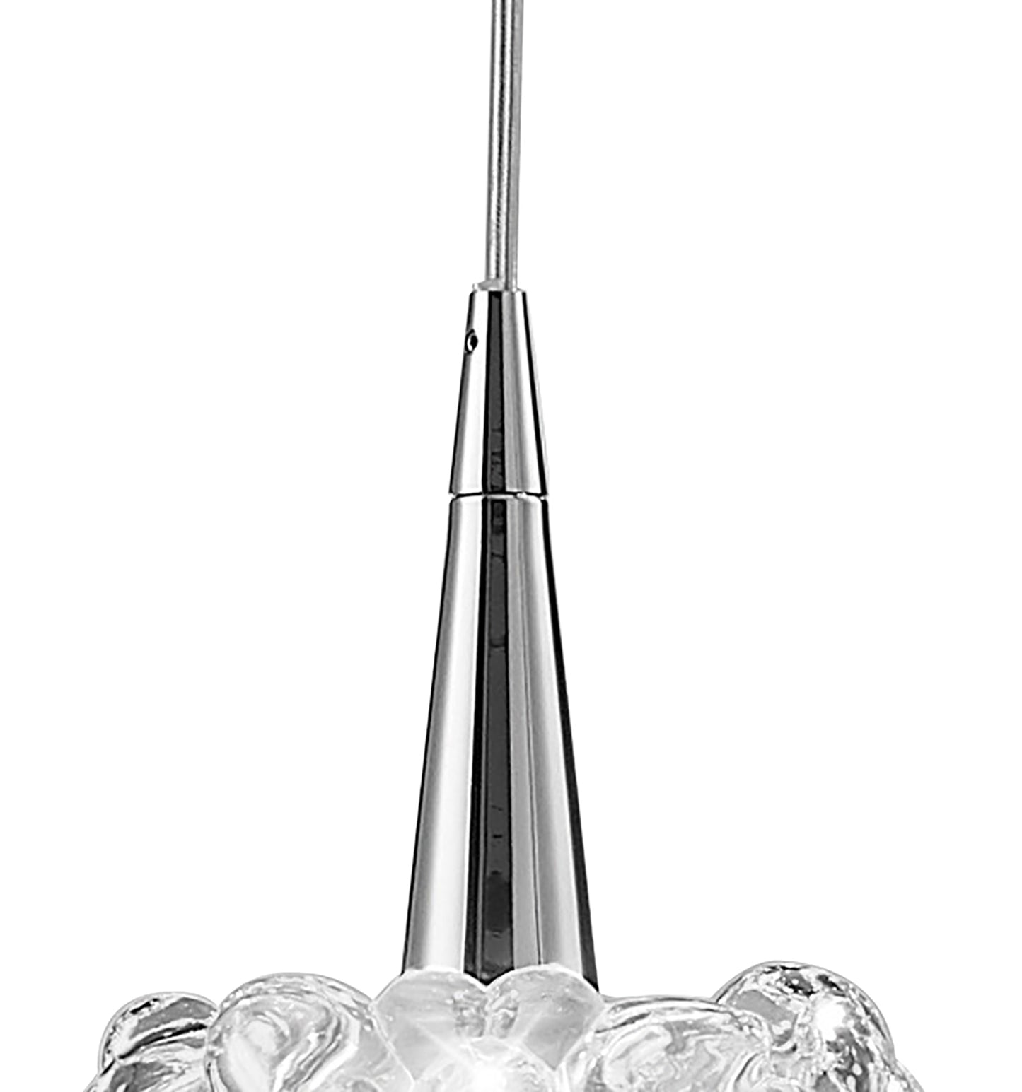 O2 Pendant 3 Light G9, Polished Chrome by Mantra