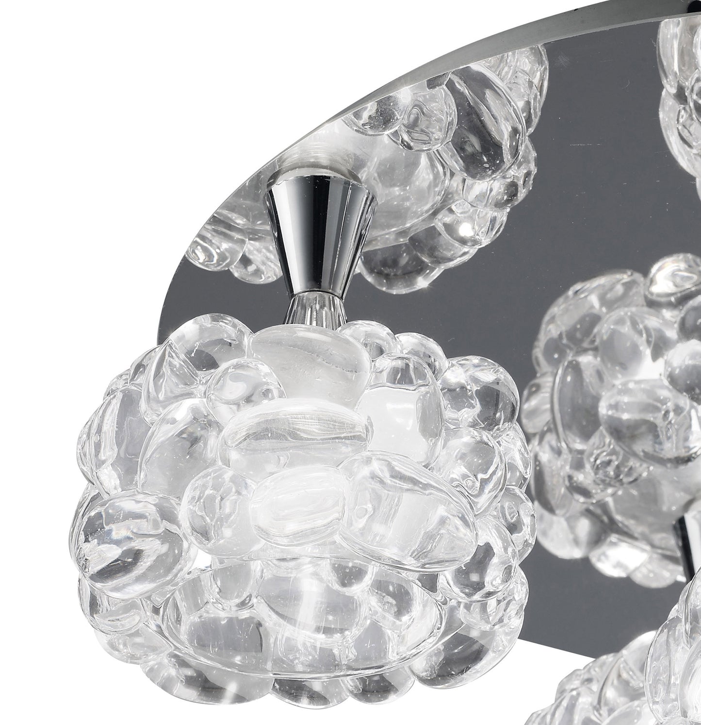 O2 Flush Ceiling 5 Light G9, Polished Chrome by Mantra