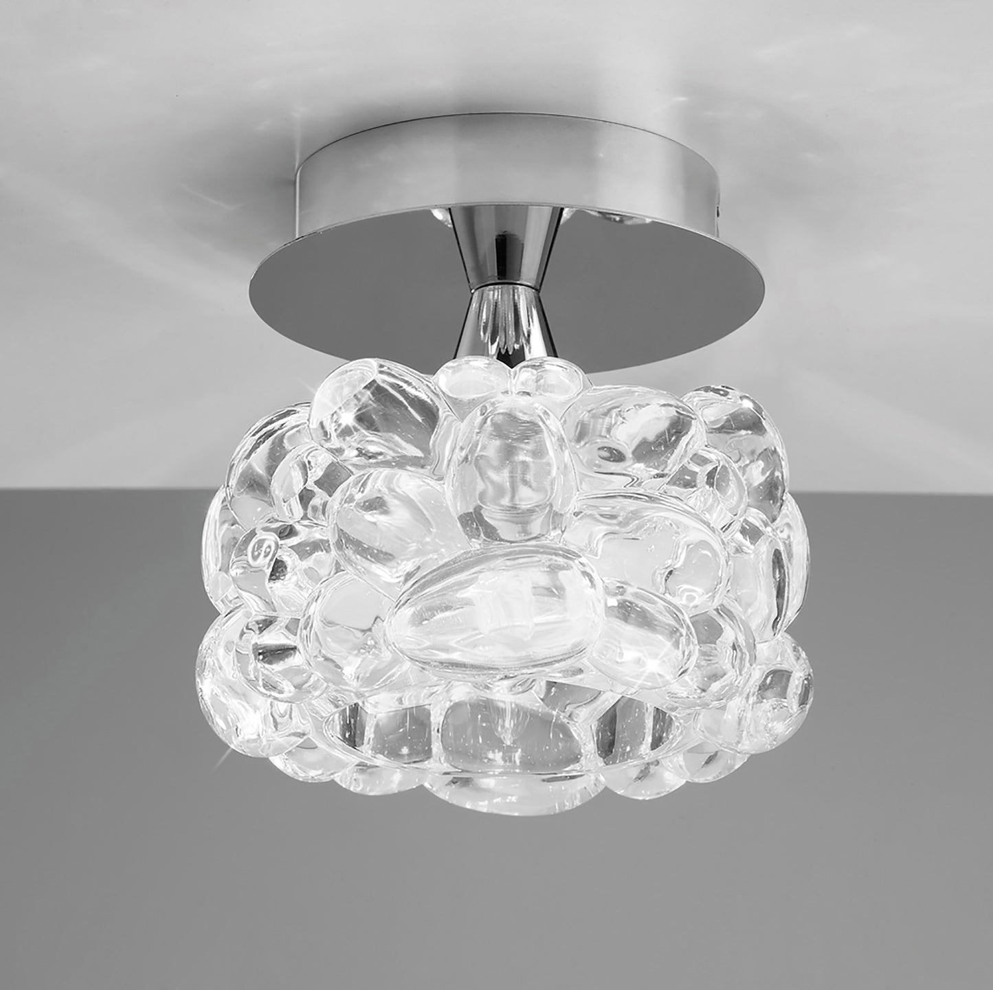 O2 Ceiling 1 Light G9 Small, Polished Chrome by Mantra