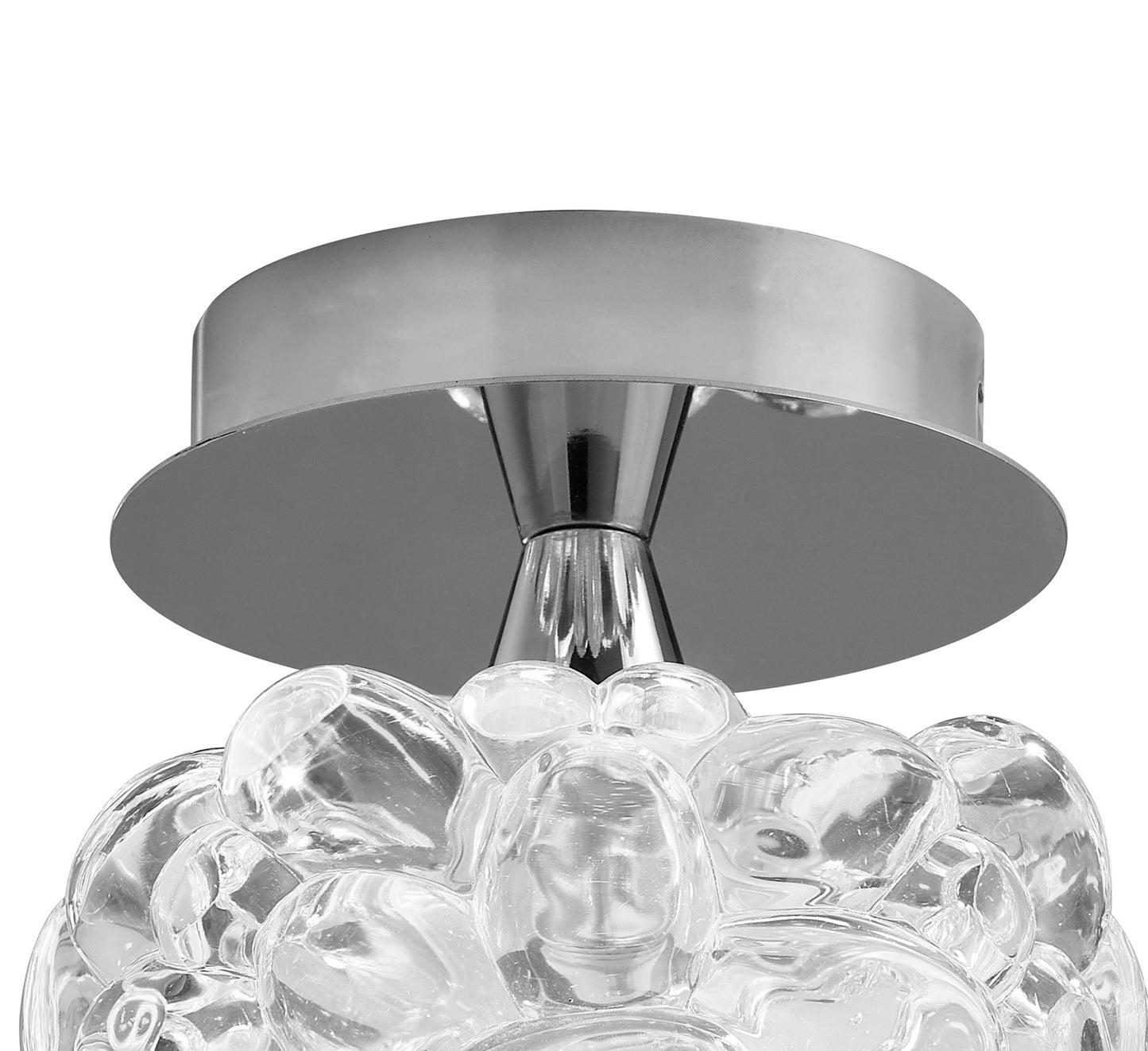 O2 Ceiling 1 Light G9 Small, Polished Chrome by Mantra