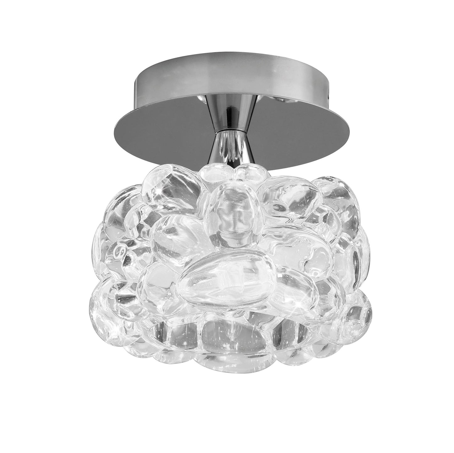 O2 Ceiling 1 Light G9 Small, Polished Chrome by Mantra