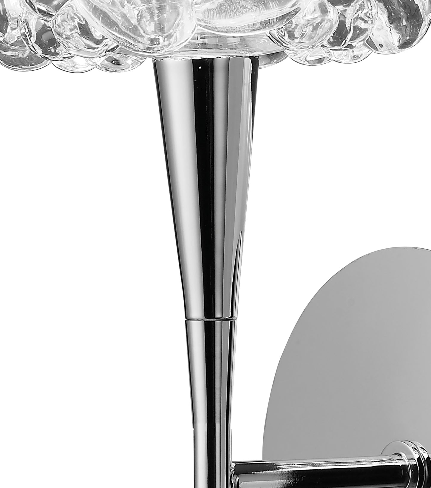 O2 Wall Lamp Switched 1 Light G9, Polished Chrome by Mantra