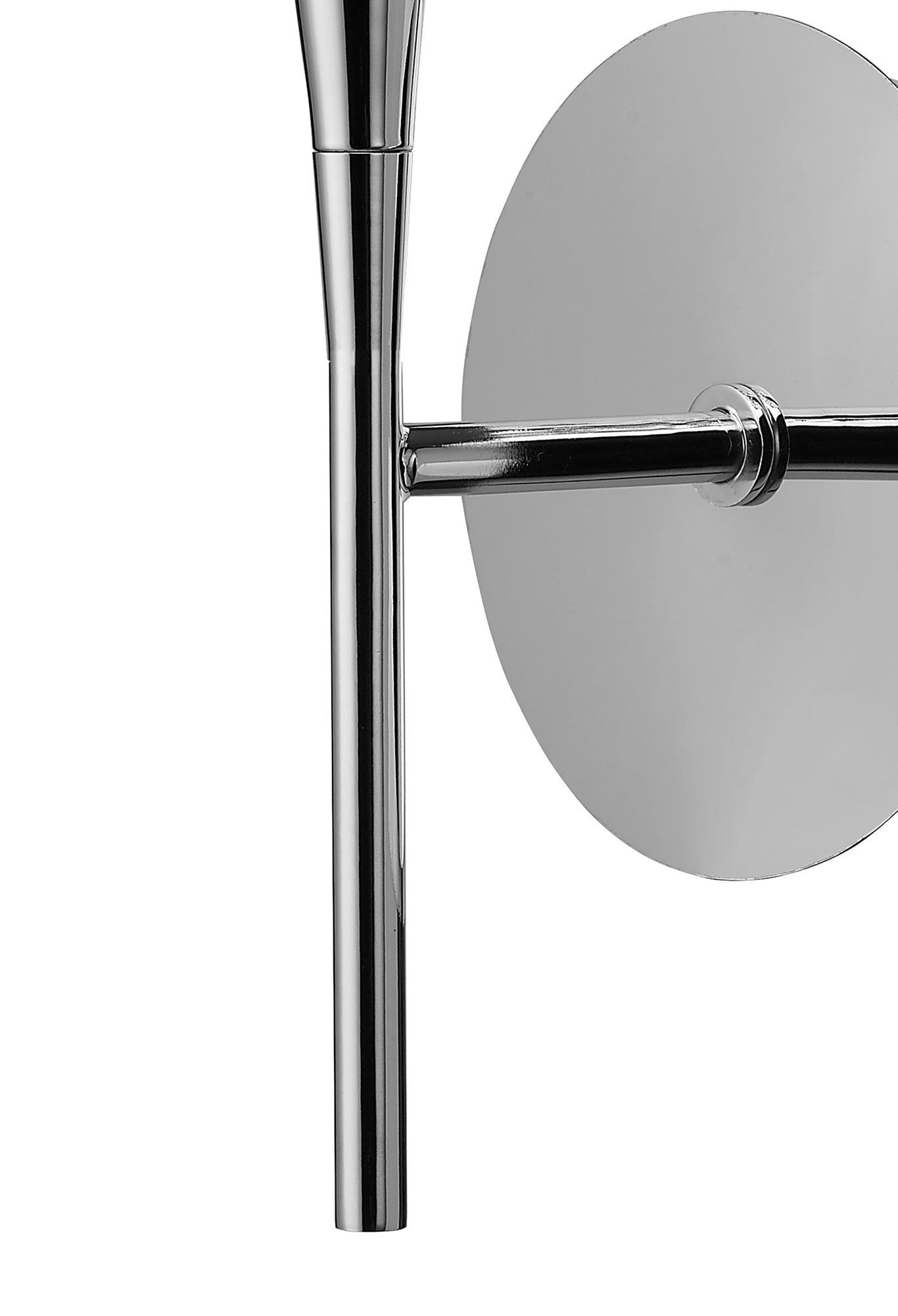 O2 Wall Lamp Switched 1 Light G9, Polished Chrome by Mantra