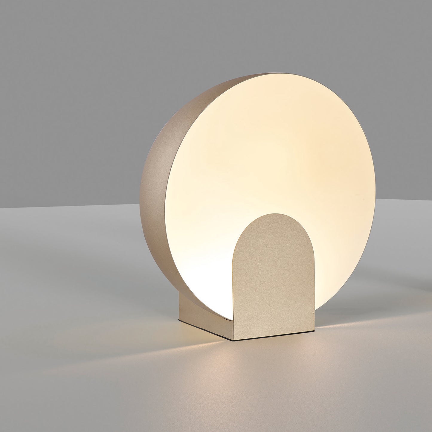 Oculo 20cm Wall Lamp, 5W LED, 3000K, 400lm, Satin Gold, 3yrs Warranty by Mantra