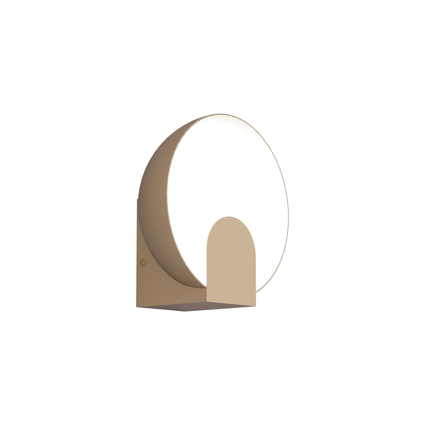 Oculo 20cm Wall Lamp, 5W LED, 3000K, 400lm, Satin Gold, 3yrs Warranty by Mantra