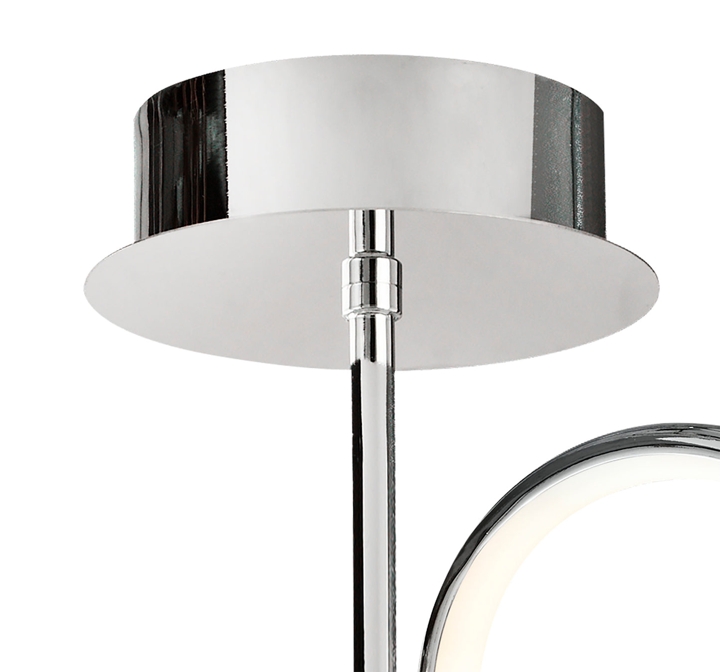 Olimpia Ceiling, 36W LED, 3000K, 2700lm, IP20, Chrome, 3yrs Warranty by Mantra