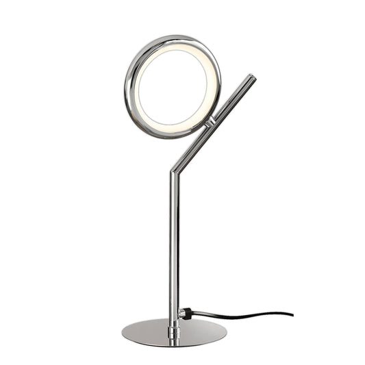 Olimpia Table Lamp, 8W LED, 3000K, 600lm, IP20, Chrome, 3yrs Warranty by Mantra