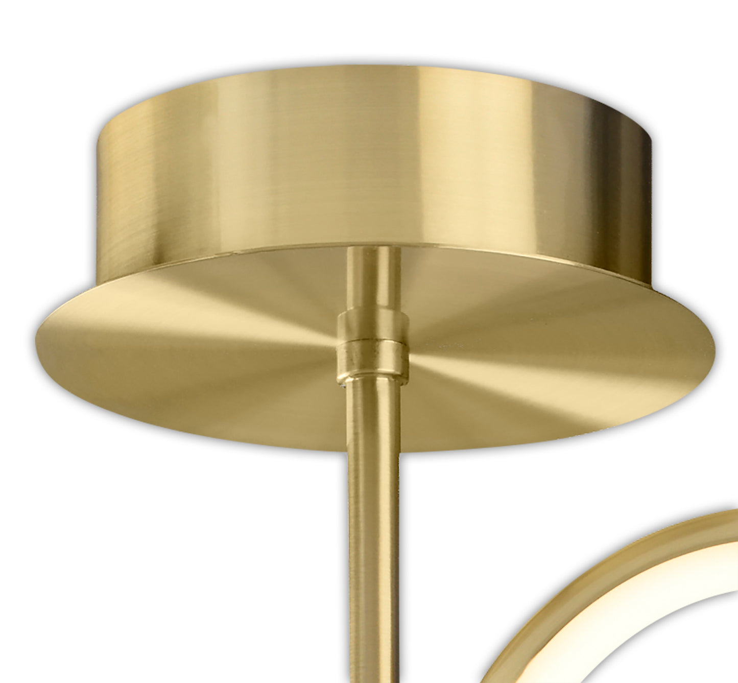 Olimpia Ceiling, 36W LED, 3000K, 2700lm, IP20, Satin Gold, 3yrs Warranty by Mantra