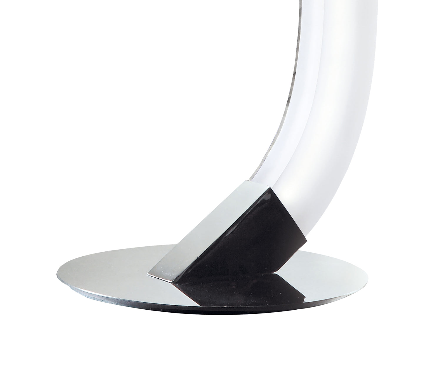 On Table Lamp Right 5W LED 3000K, 500lm, Polished Chrome/Frosted Acrylic, 3yrs Warranty by Mantra