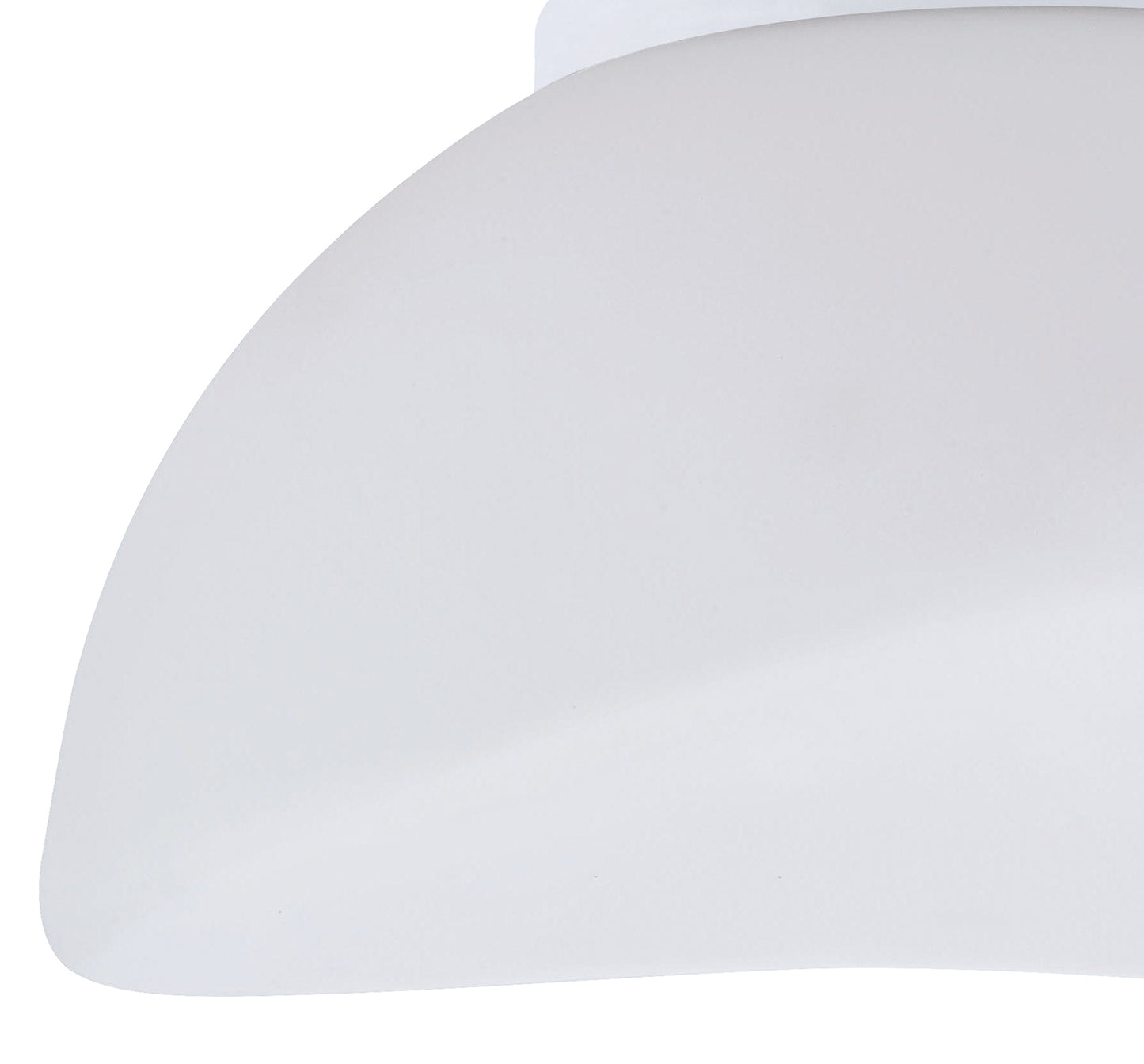 Opal Flush Ceiling 3 Light E27, Polished Chrome/Frosted White Glass by Mantra