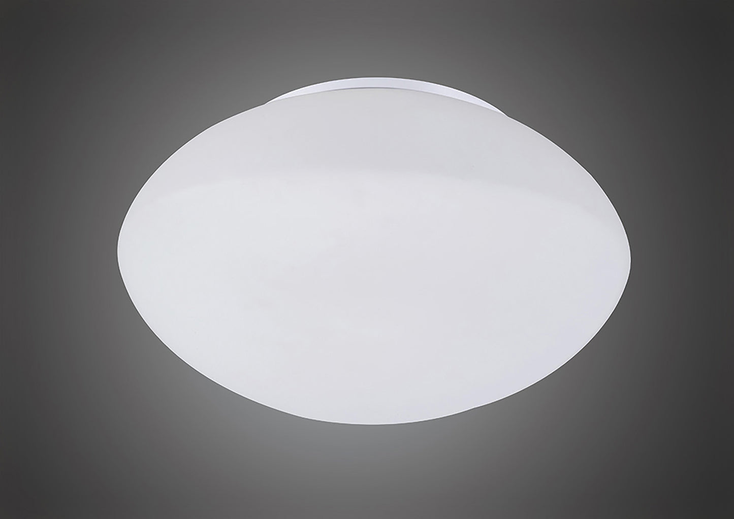 Opal Ceiling/Wall 1 Light E27, Polished Chrome/Frosted White Glass by Mantra