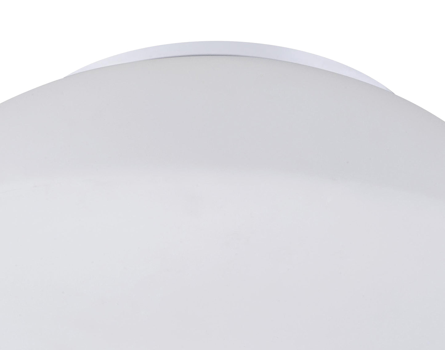 Opal Ceiling/Wall 1 Light E27, Polished Chrome/Frosted White Glass by Mantra