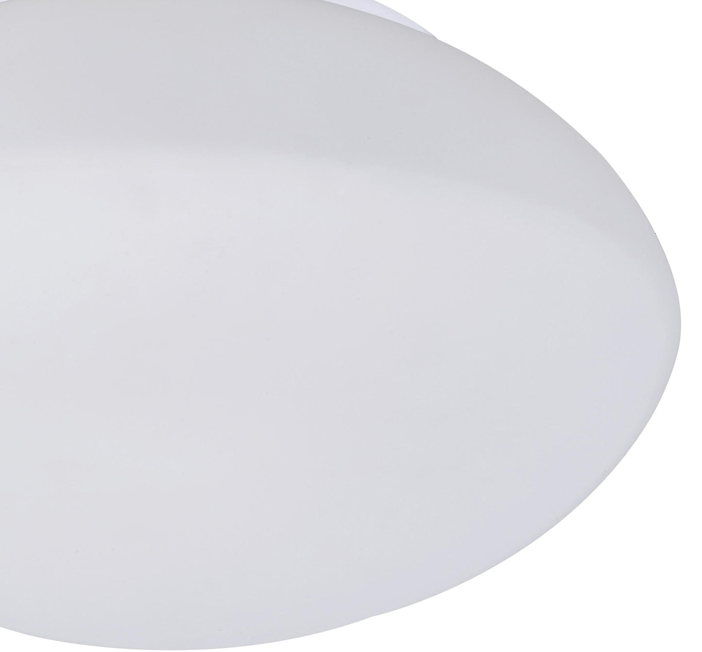 Opal Ceiling/Wall 1 Light E27, Polished Chrome/Frosted White Glass by Mantra