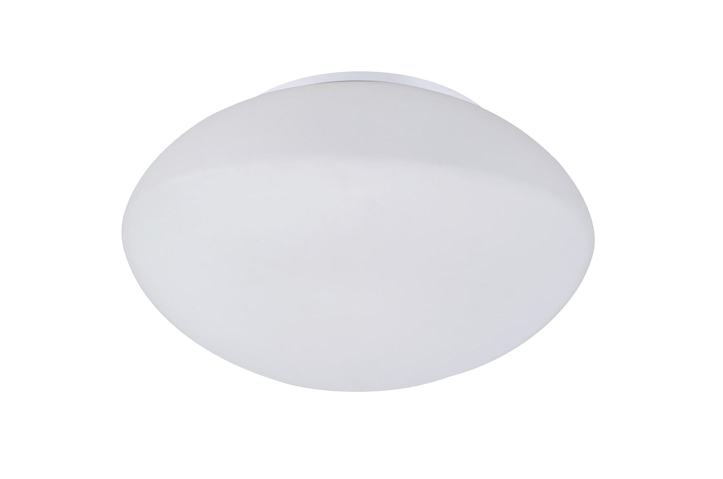 Opal Ceiling/Wall 1 Light E27, Polished Chrome/Frosted White Glass by Mantra