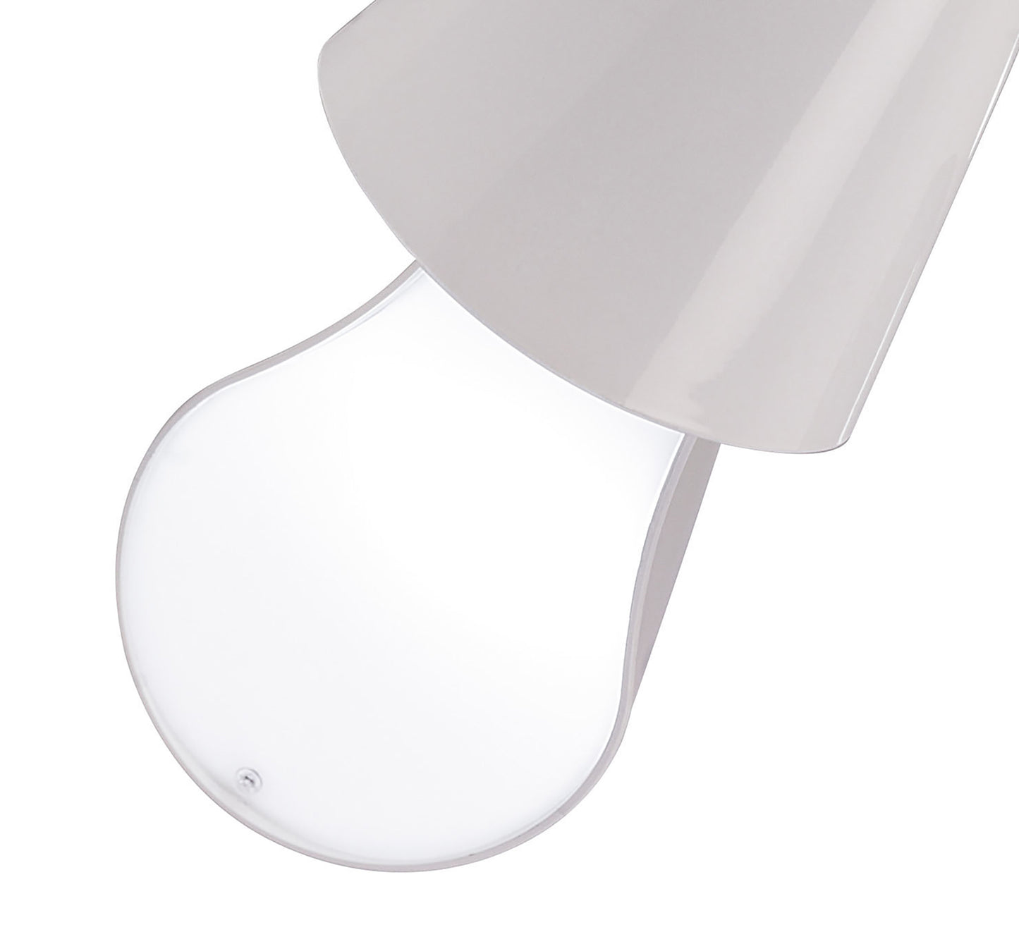 Ora Ceiling 2 Arm 4 Light E27, Gloss White/White Acrylic/Polished Chrome, CFL Lamps INCLUDED by Mantra