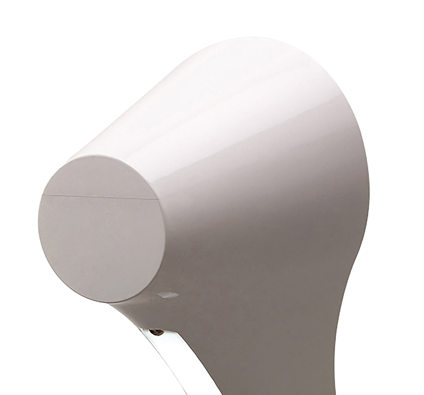 Ora Wall Lamp 1 Light E27, Gloss White / White Acrylic / Polished Chrome, CFL Lamps INCLUDED by Mantra