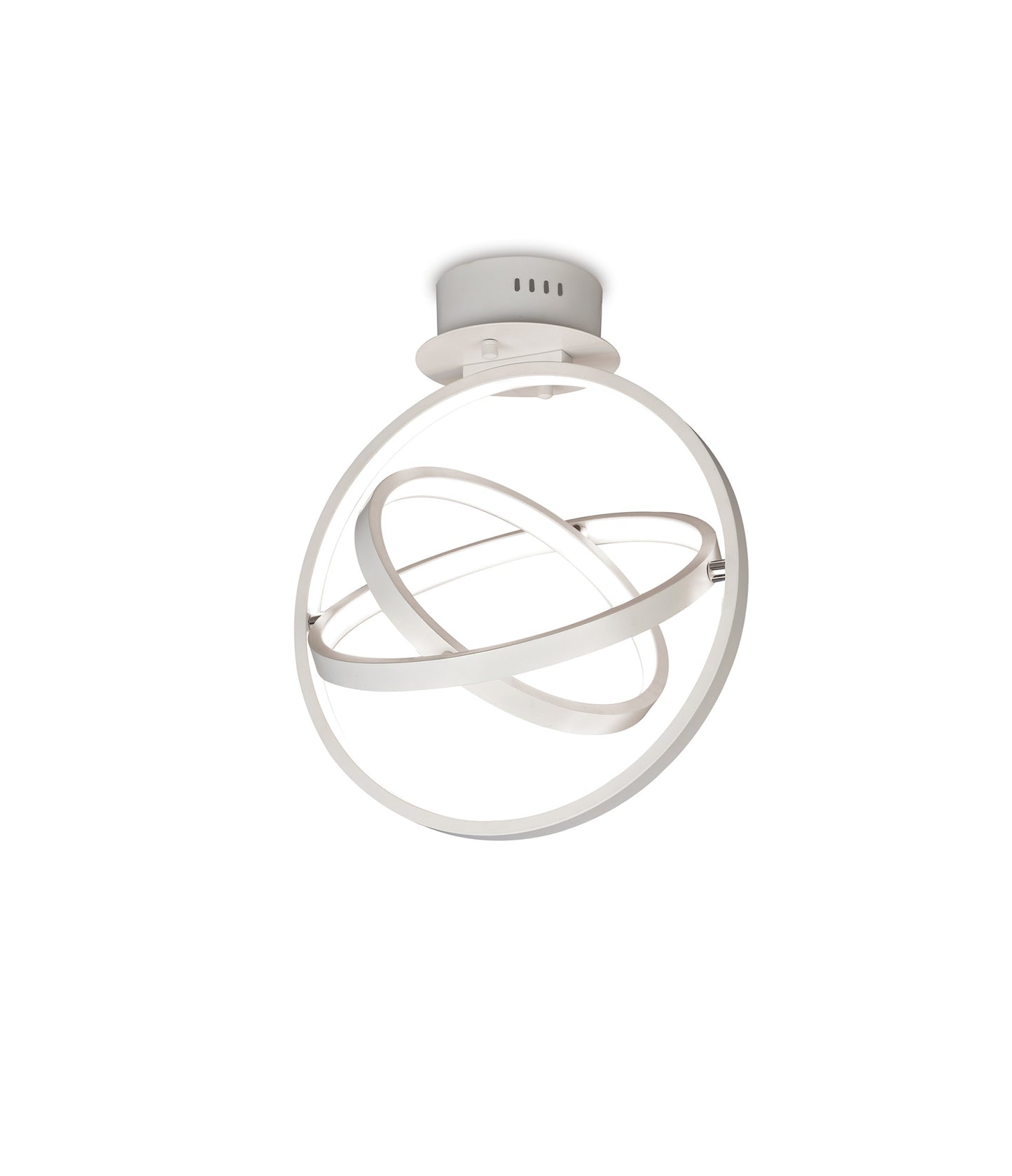 Orbital Ceiling Round 35cm, 3 Ring, 40W LED 3000K, 1510lm, White, 3yrs Warranty by Mantra