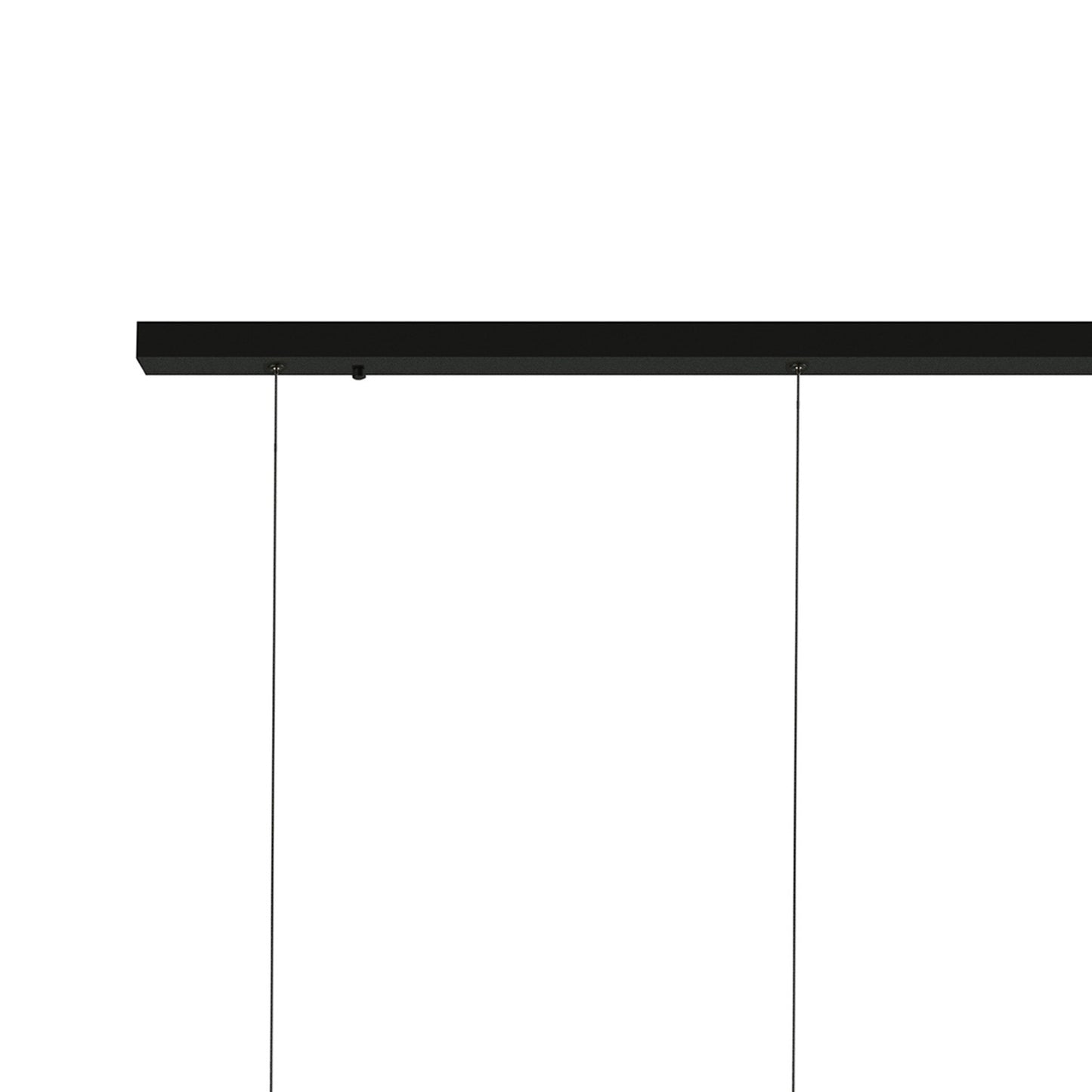 Orion 3 Light Linear Pendant, 24W LED, 3000K, 1770lm, Black/Antique Brass, 3yrs Warranty by Mantra