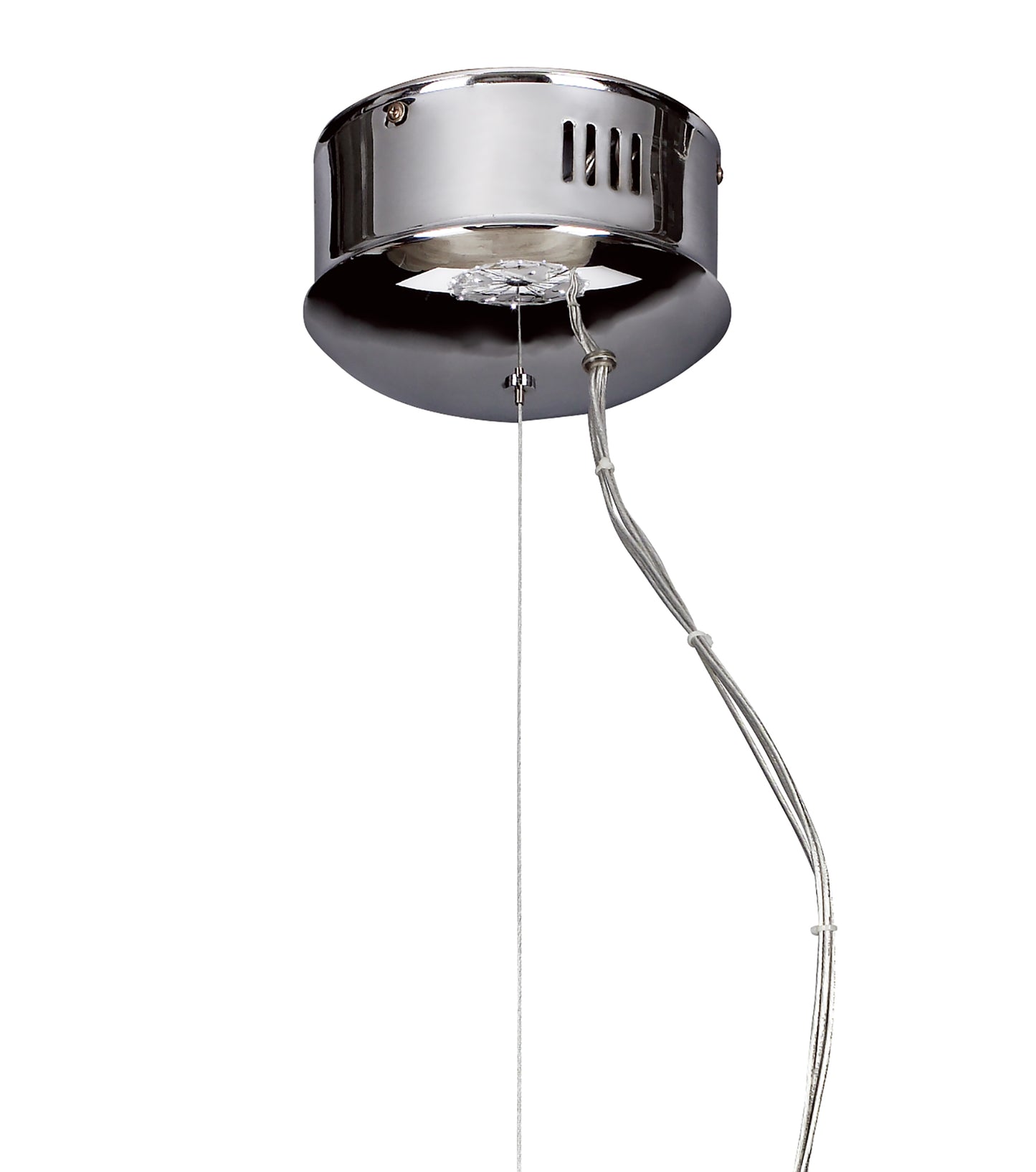 Otto Pendant 41 Light G4 Sphere, Polished Chrome/Frosted Glass, NOT LED/CFL Compatible by Mantra