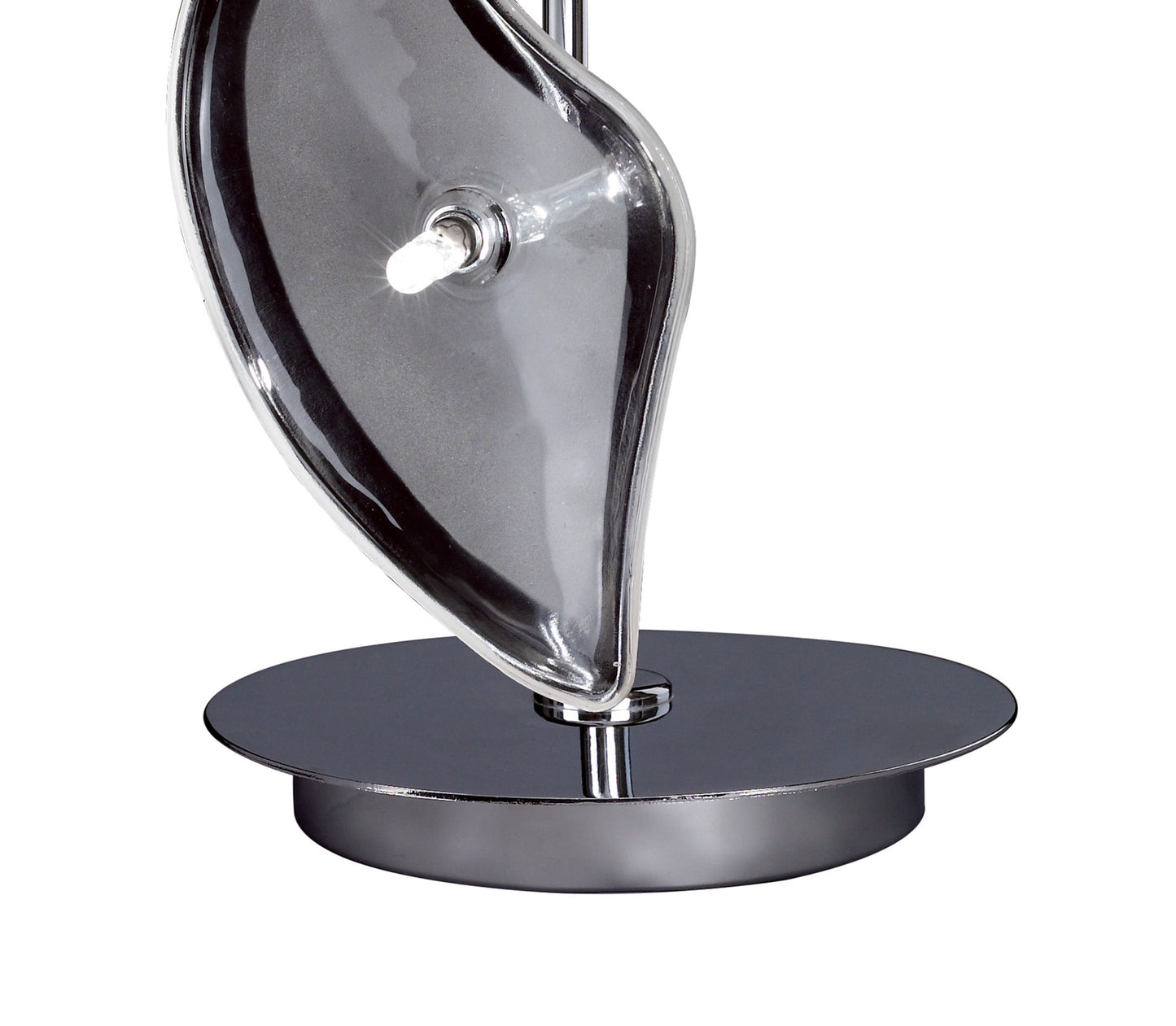 Otto Table Lamp 3 Light G4, Polished Chrome/Frosted Glass, NOT LED/CFL Compatible by Mantra