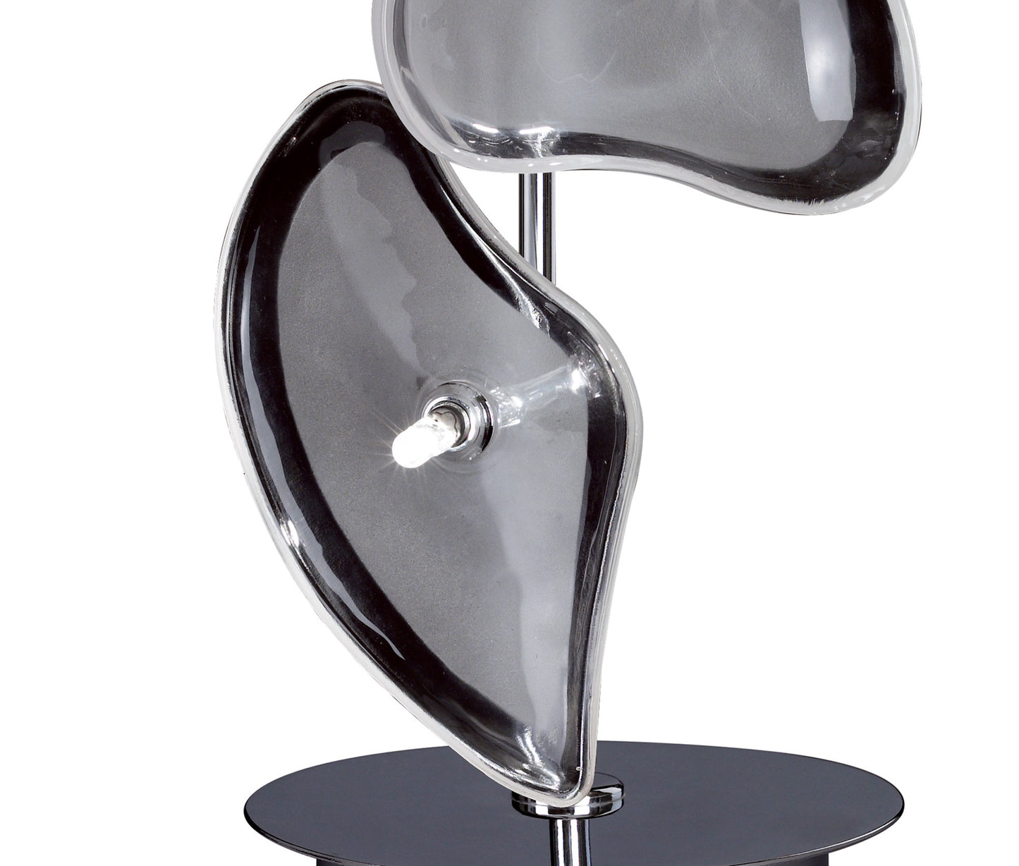 Otto Table Lamp 3 Light G4, Polished Chrome/Frosted Glass, NOT LED/CFL Compatible by Mantra