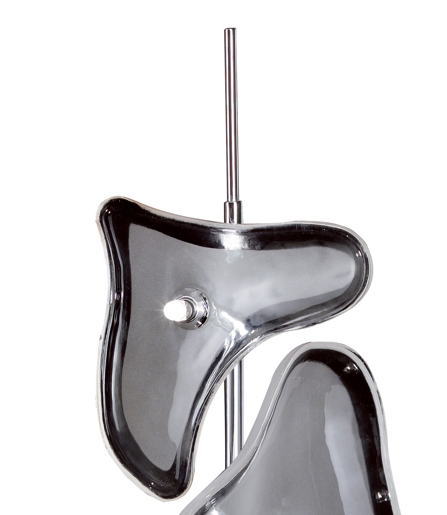 Otto Table Lamp 3 Light G4, Polished Chrome/Frosted Glass, NOT LED/CFL Compatible by Mantra