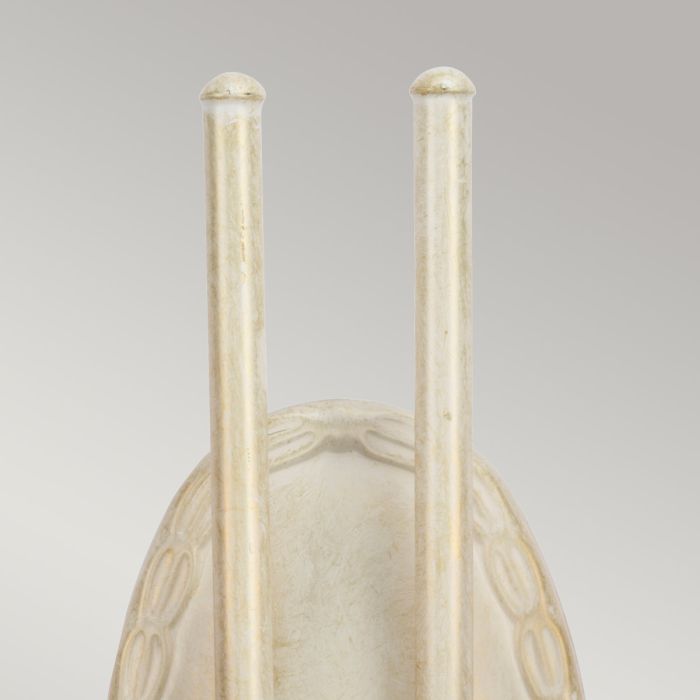 Olivia 2 Light Wall Light - Ivory / Gold Patina