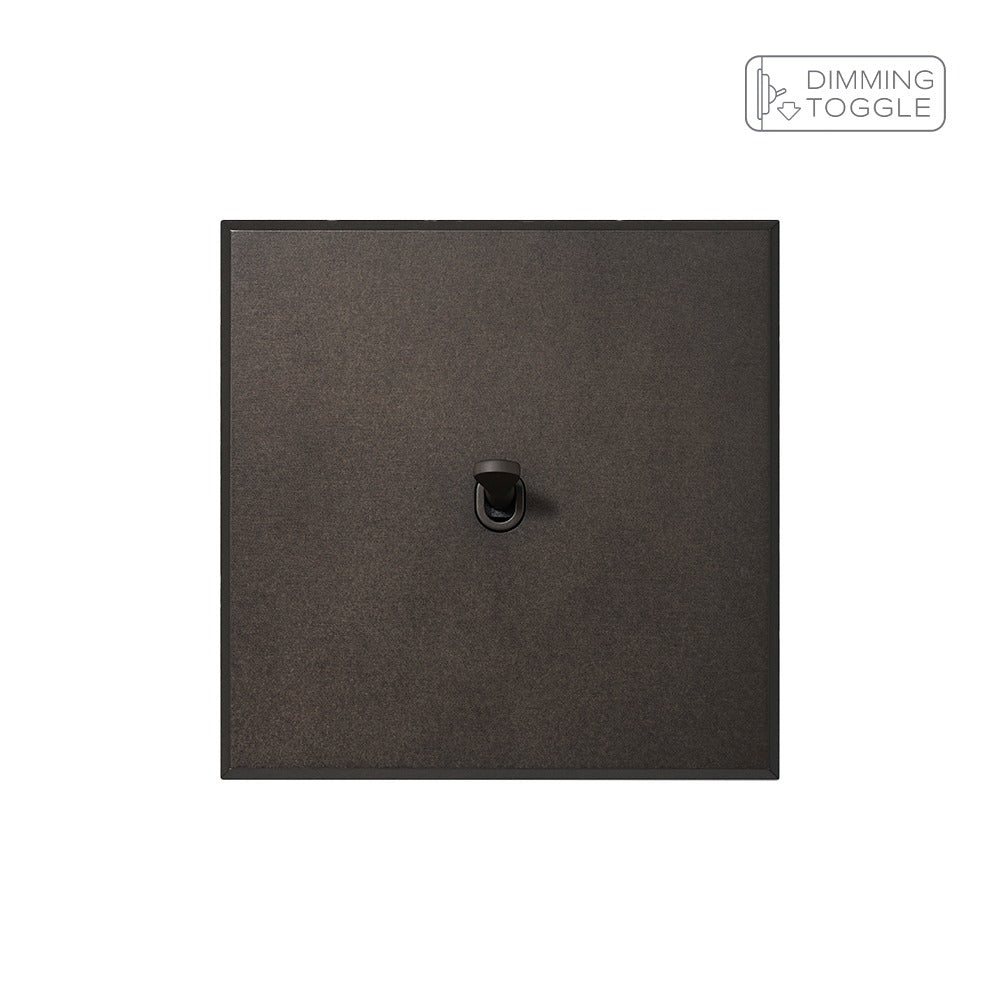 Heritage Bronze 1 Gang 2 Way Dimming Toggle Switch with Bronze Toggle - The Palaces Collection