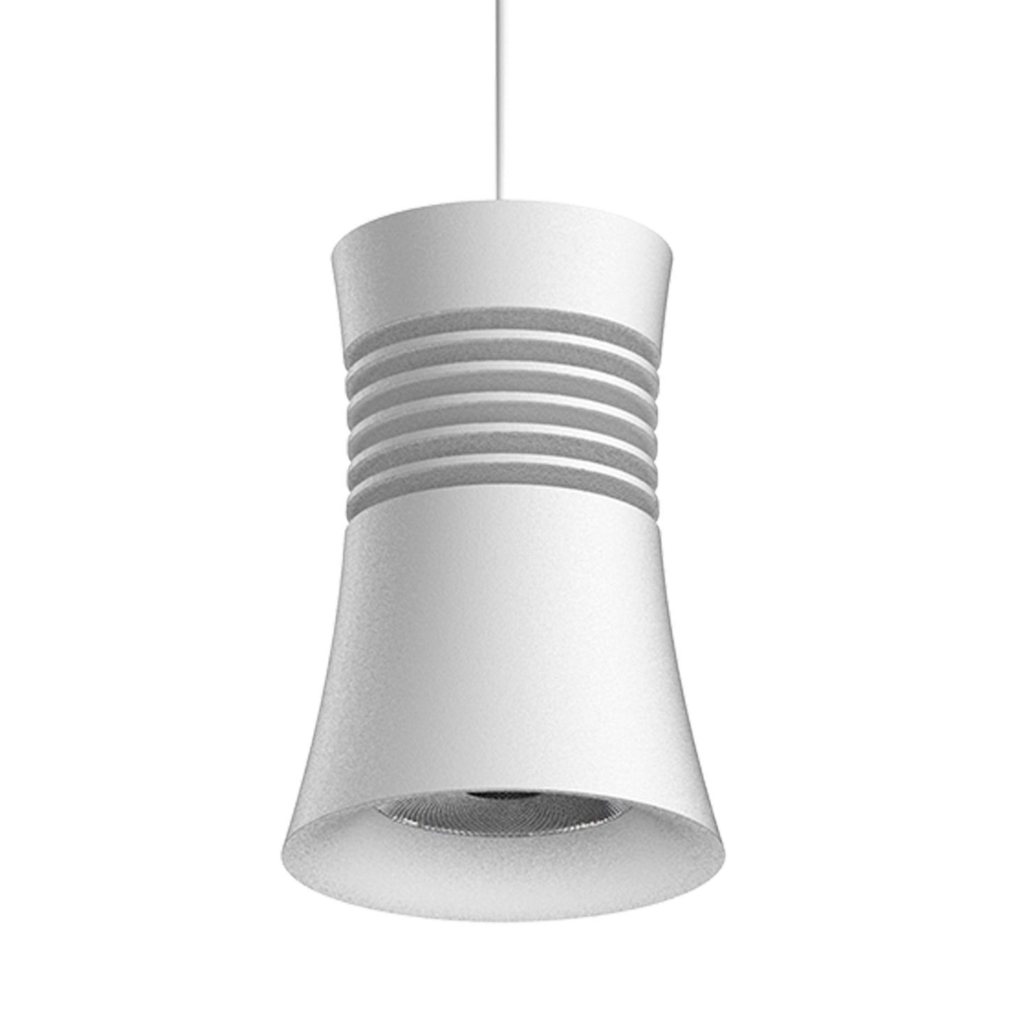 Pagoda Pendant For Track, 12.5W LED, 3000K, 950lm, White, 3yrs Warranty by Mantra