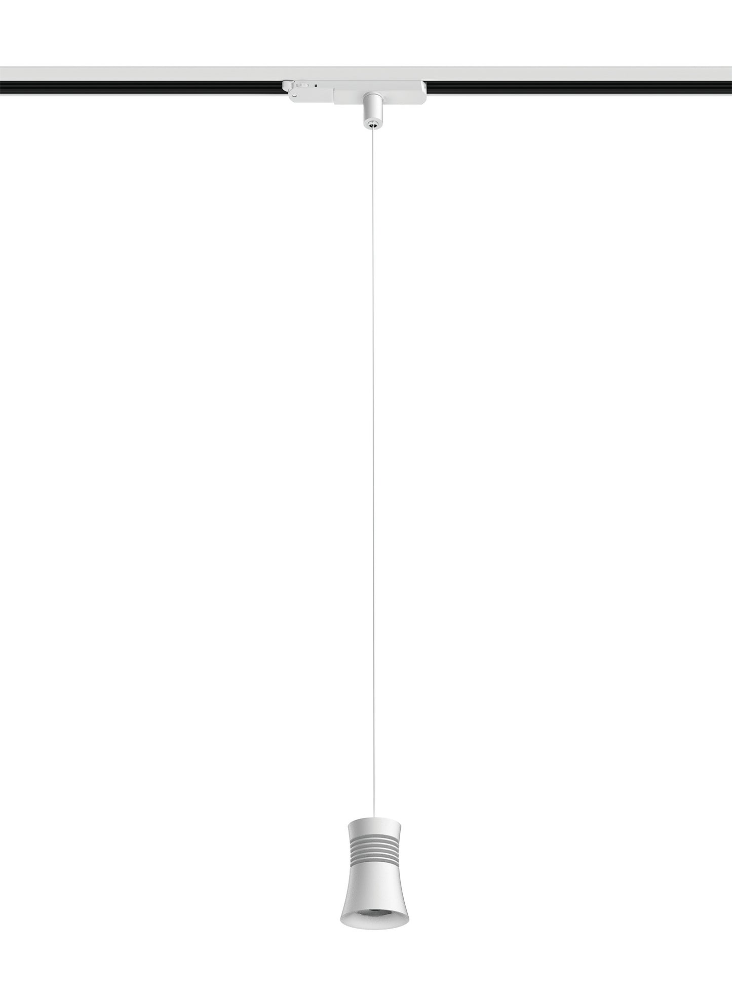 Pagoda Pendant For Track, 12.5W LED, 3000K, 950lm, White, 3yrs Warranty by Mantra