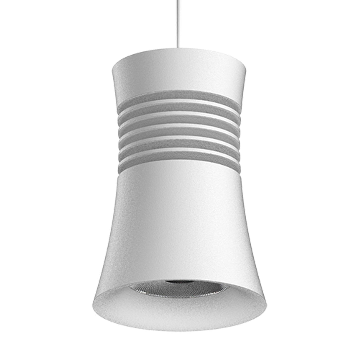 Pagoda Pendant, 12.5W LED, 3000K, 950lm, White, 3yrs Warranty by Mantra