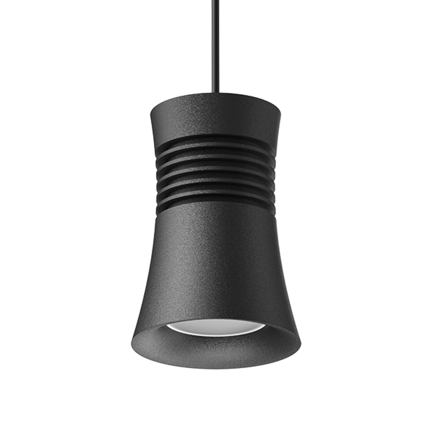 Pagoda Pendant, 1 Light GU10, Black by Mantra