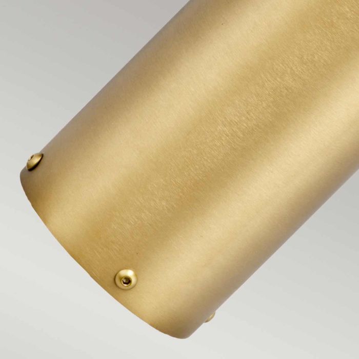 Paignton 1 Light Mini Bollard - Brushed Brass