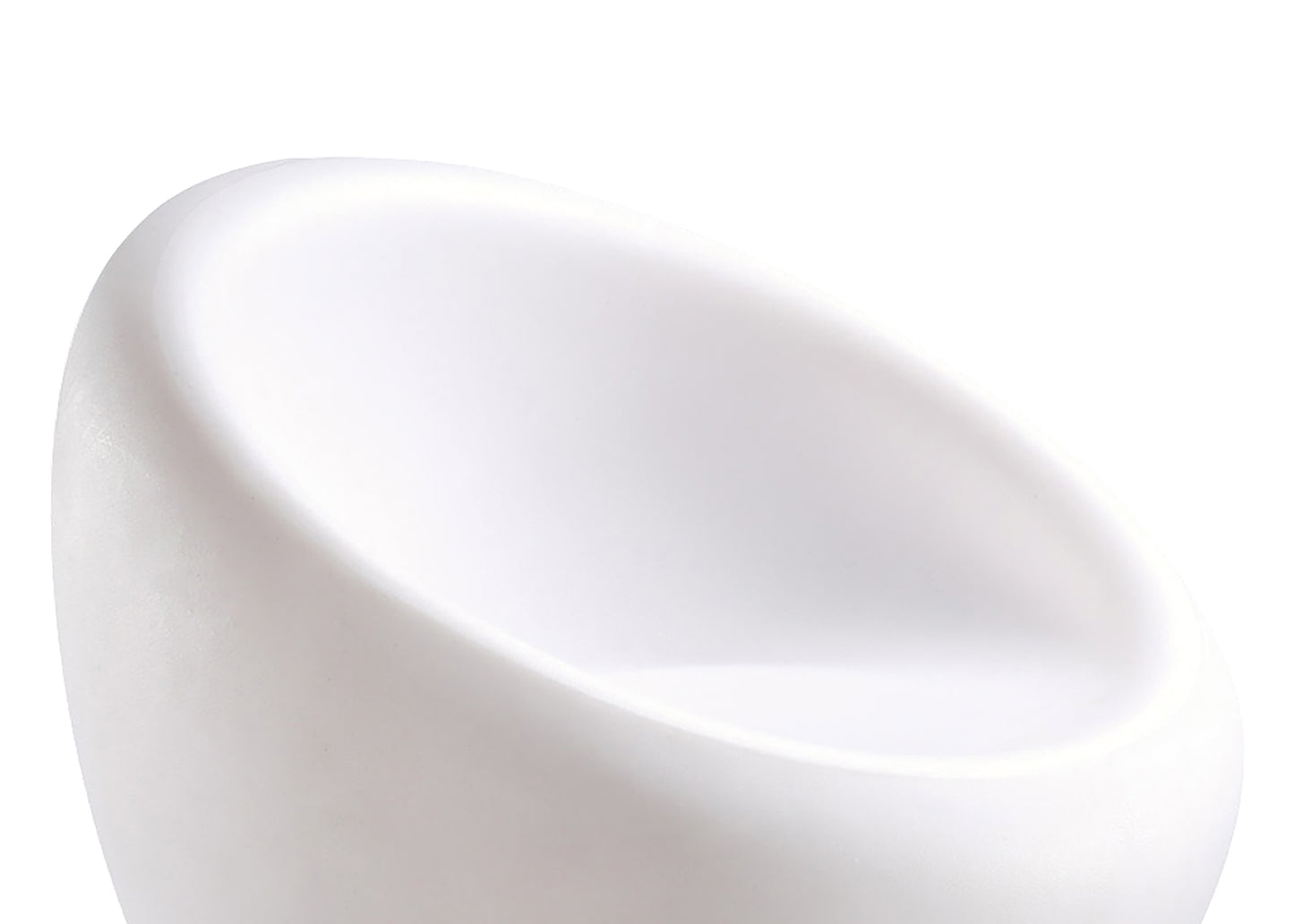 Pao Chair Round No Light Outdoor, Opal White by Mantra
