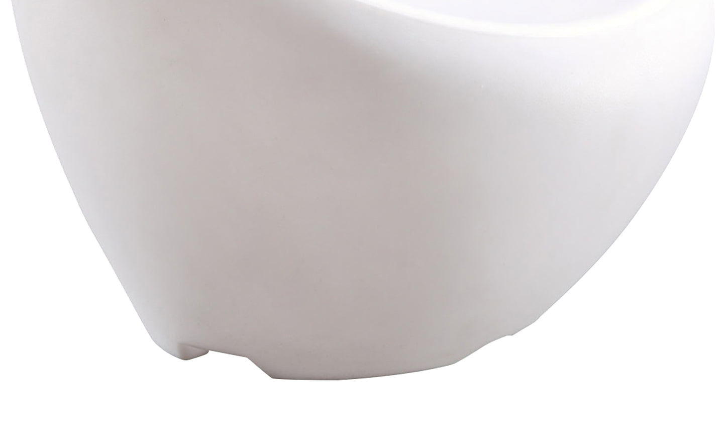 Pao Chair Round No Light Outdoor, Opal White by Mantra