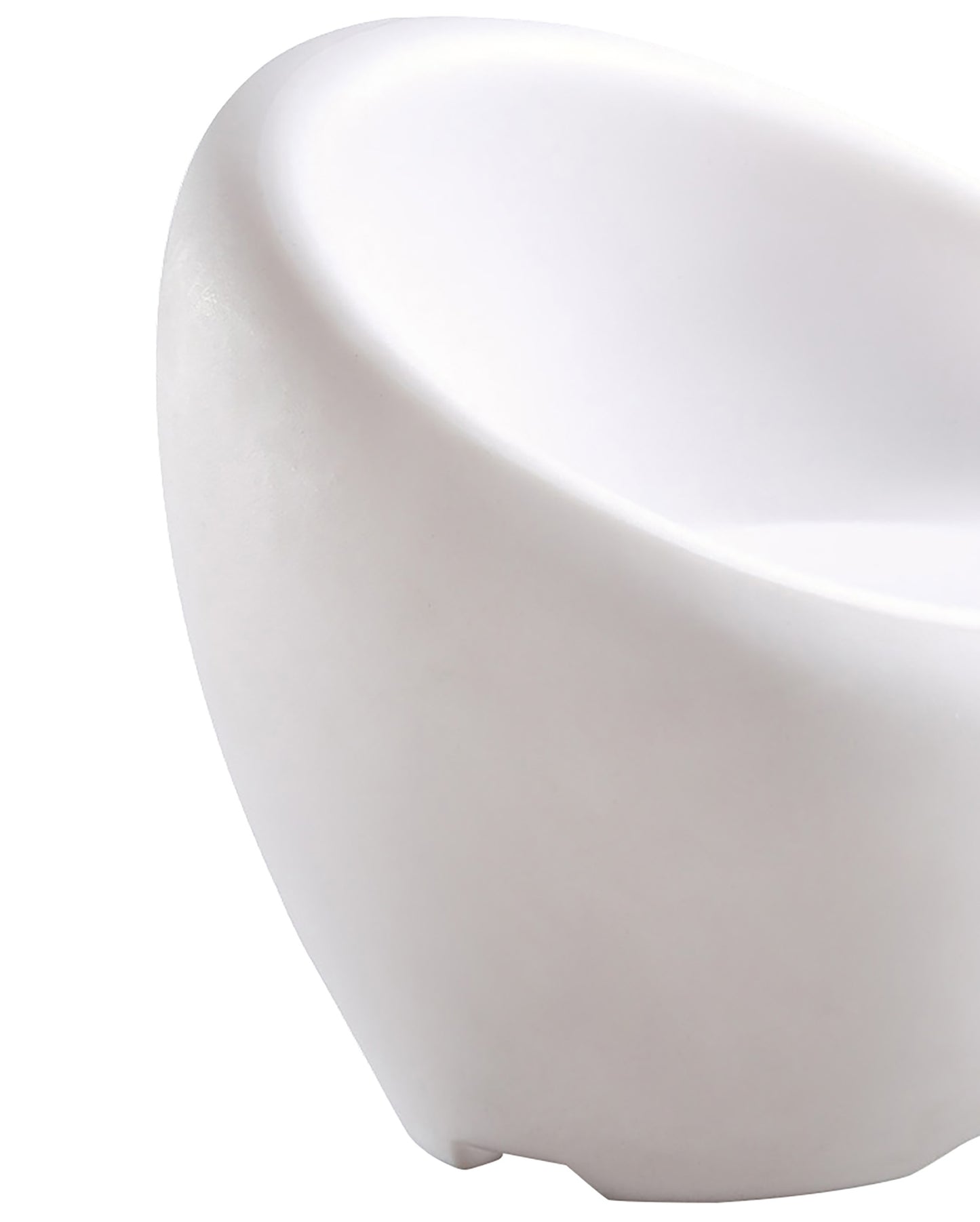 Pao Chair Round No Light Outdoor, Opal White by Mantra