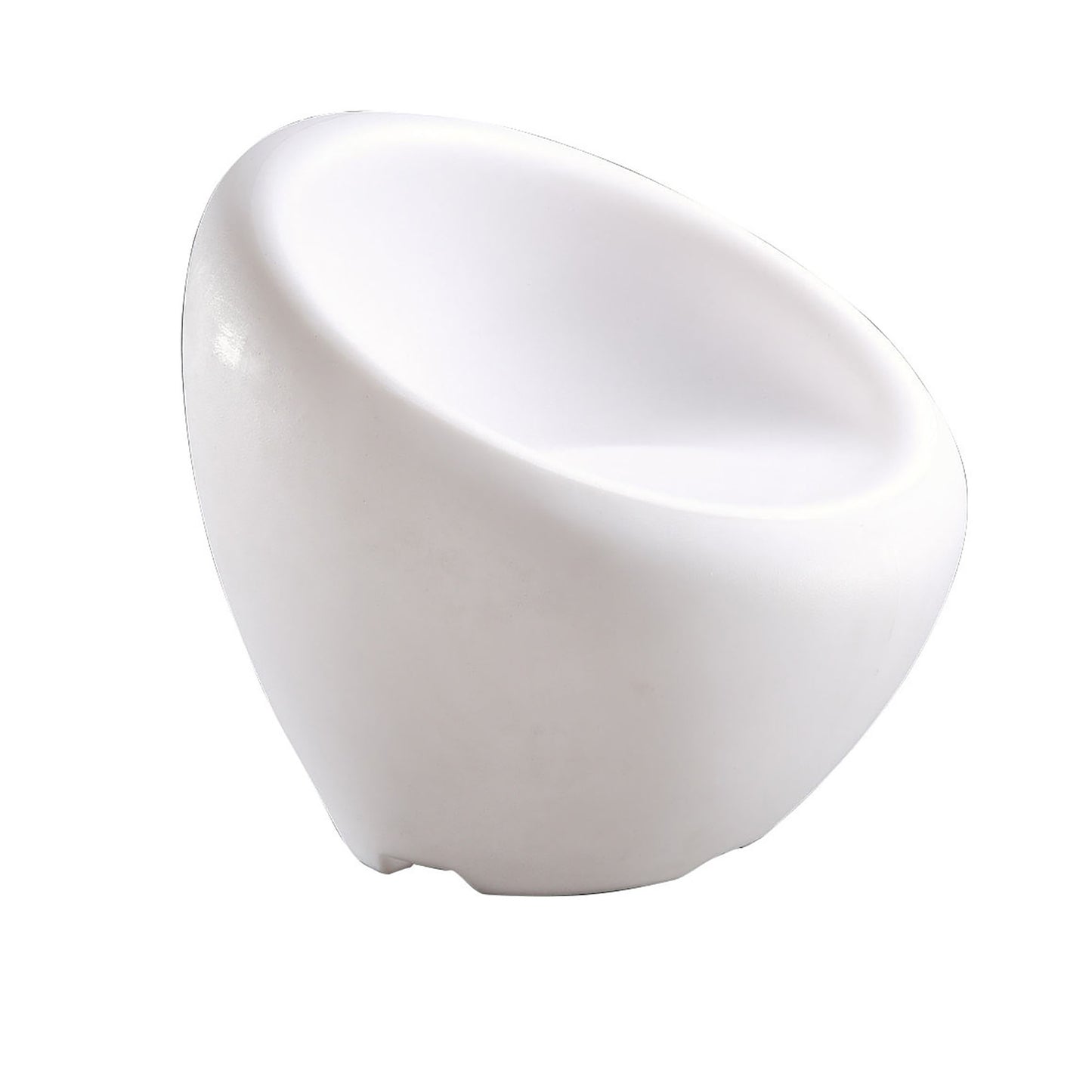 Pao Chair Round No Light Outdoor, Opal White by Mantra