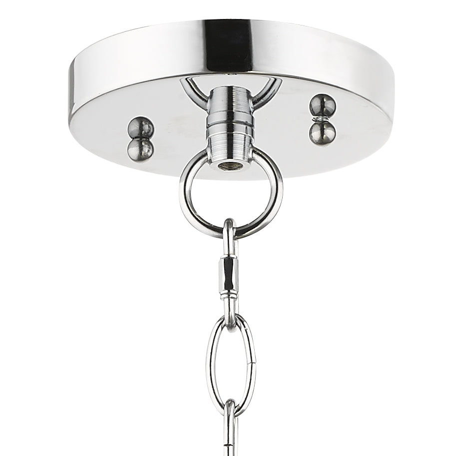 Paragon 1 Light Crystal Pendant Polished Chrome